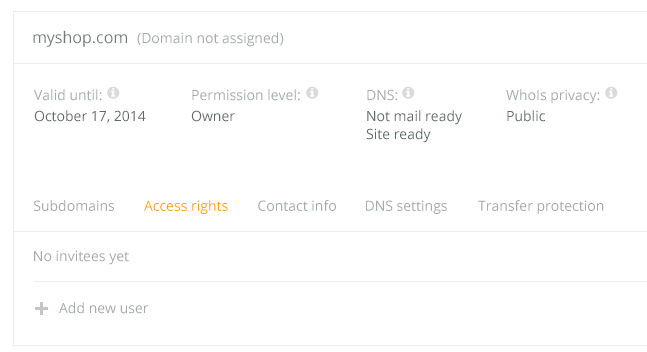 Manage domains easy